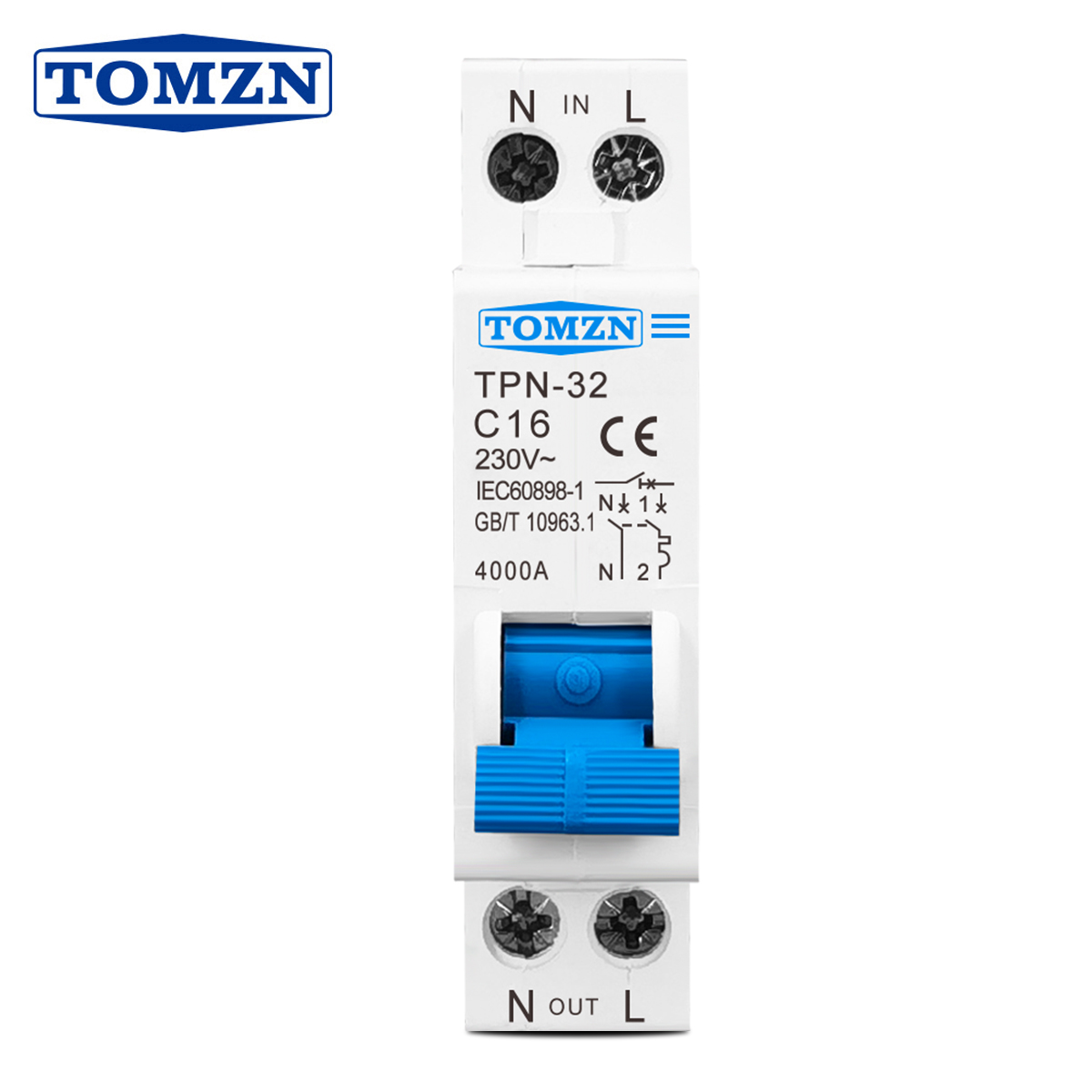 Din Rail Circuit Breaker - قاطع دائرة كهربائية صغير TOMZN TPN