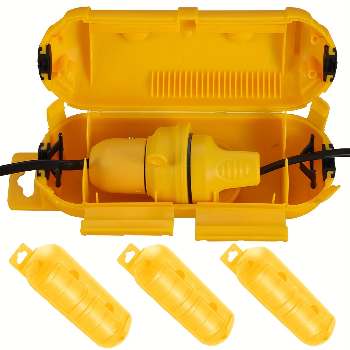 Cable Gland Waterproof - غطاء أمان للأسلاك الصفراء مع ختم
