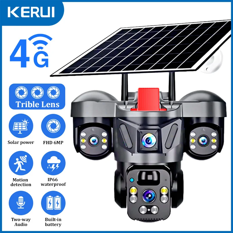 Solar Panel Tilt Mount - KERUI V380 Pro في الهواء الطلق