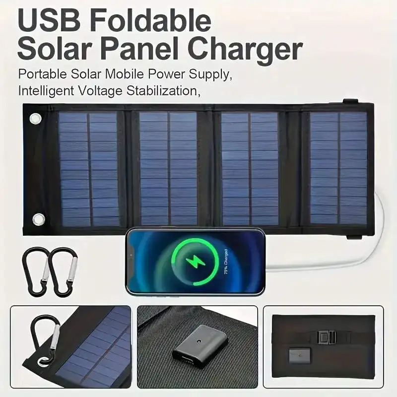 Jinko Solar Panel Cheetah - لوحة شمسية محمولة قابلة للطي بمنفذ