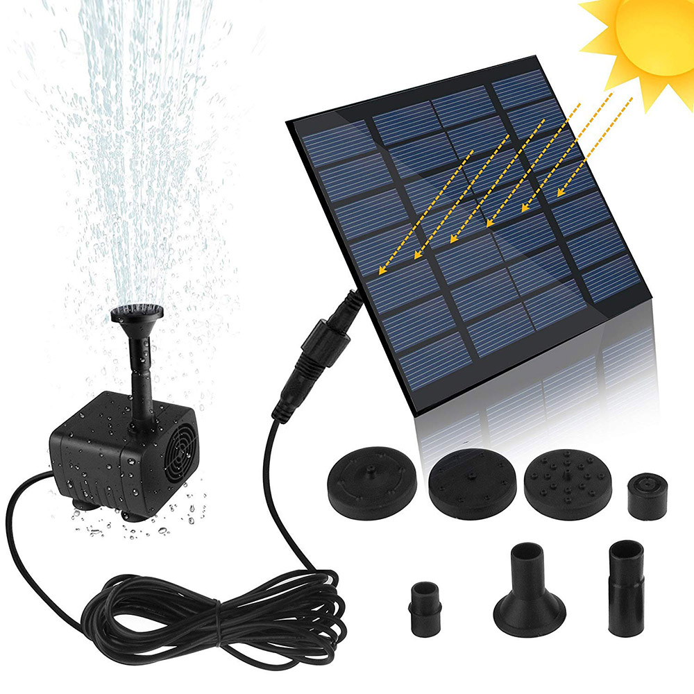 Solar Pool Pump Kit - مضخة نافورات شمسية صغيرة ، مضخة