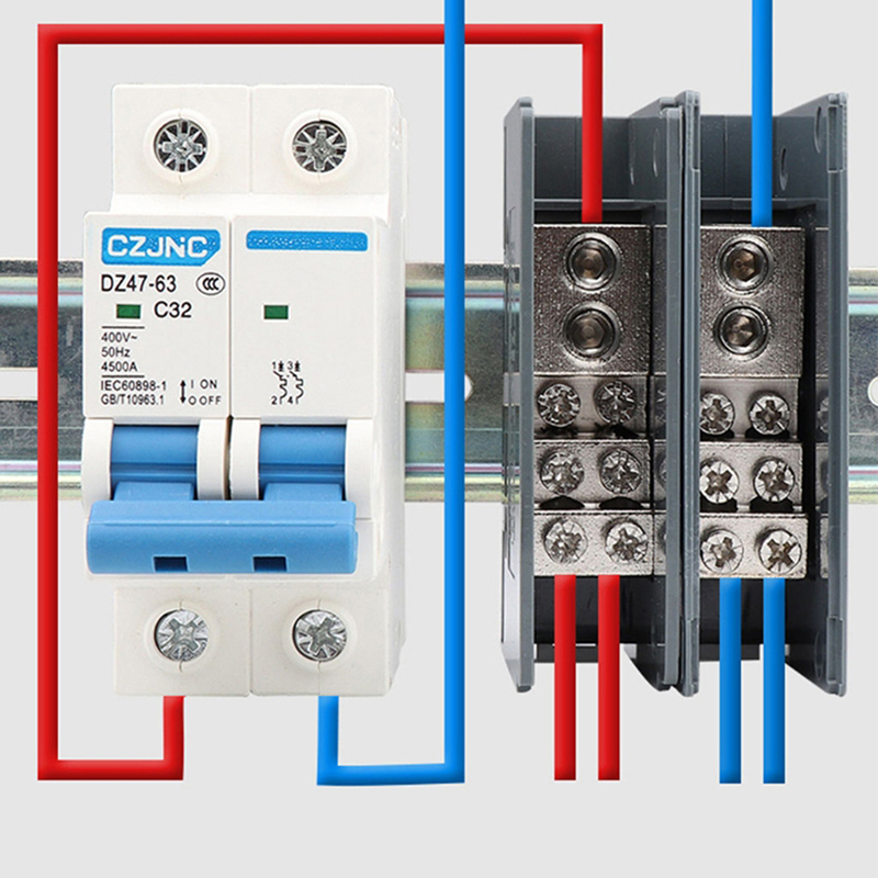 Din Rail Circuit Breaker - صندوق توزيع طاقة عالمي 150 أمبير