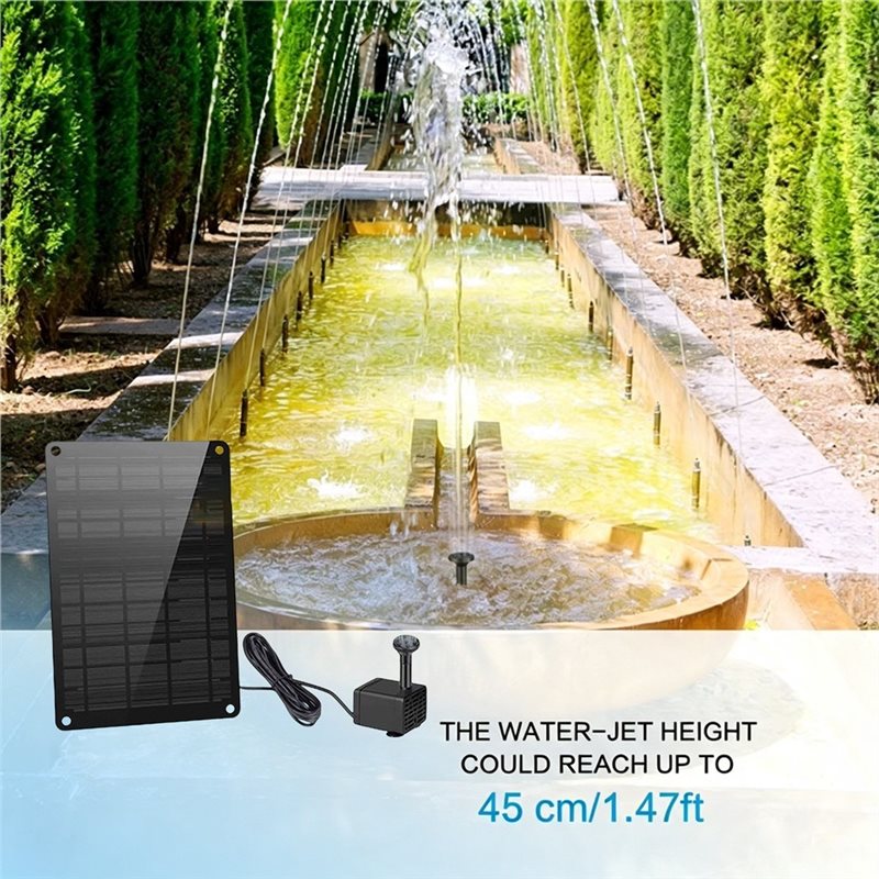 ABLN-نافورة شمسية بقوة 9 واط ت - مراجعة Solar Pool Pump Kit وسعره