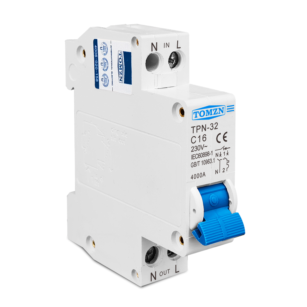 قاطع دائرة كهربائية صغير TOMZN - مراجعة Din Rail Circuit Breaker وسعره