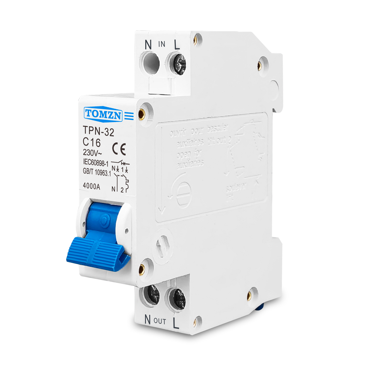 قاطع دائرة كهربائية صغير TOMZN - مراجعة Din Rail Circuit Breaker وسعره