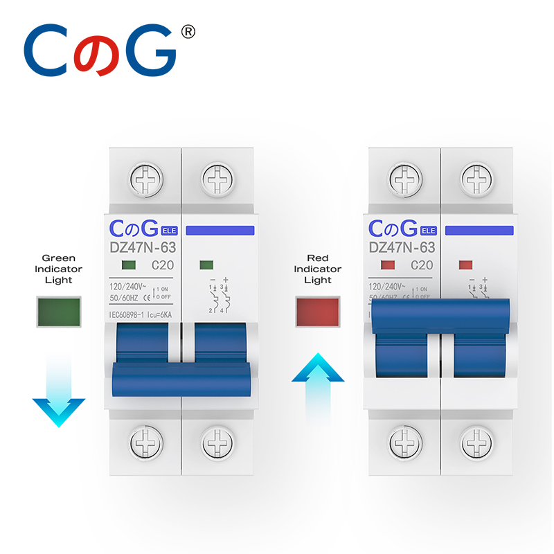 CG التيار المتناوب قطاع دارة م - مراجعة Din Rail Circuit Breaker وسعره