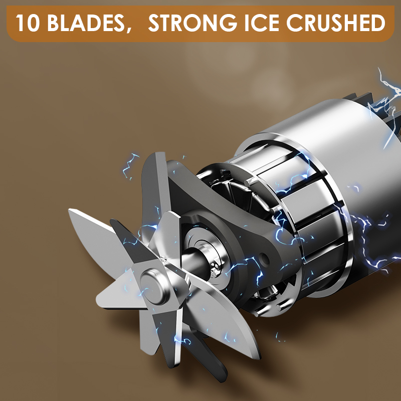 خلاط كهربائي محمول مع 10 شفرات - مراجعة Renewable Energy Game وسعره