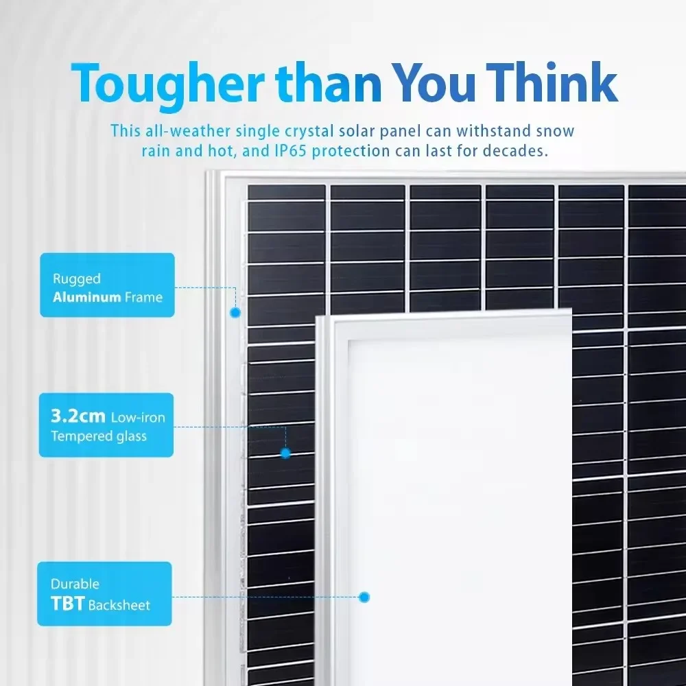 ألواح شمسية خارجية مقاومة للما - مراجعة Renewable Energy Use وسعره