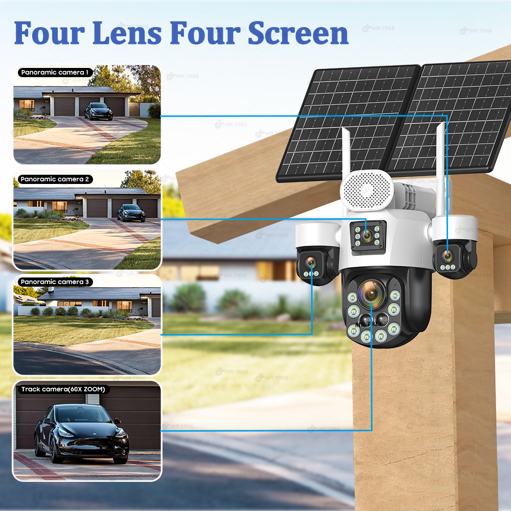 AOV أربعة عدسة كاميرا مراقبة خ - مراجعة Solar Panel Tilt Mount وسعره