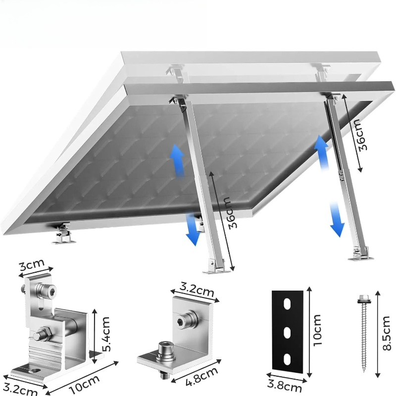 حوامل تثبيت قابلة للتعديل للأل - مراجعة Solar Panel Tilt Mount وسعره