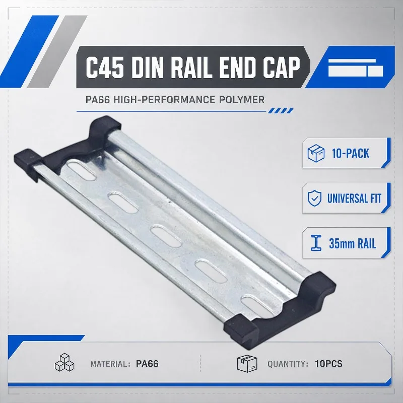 غطاء نهاية سكة DIN C45 مضاد لل - مراجعة Din Rail Circuit Breaker وسعره