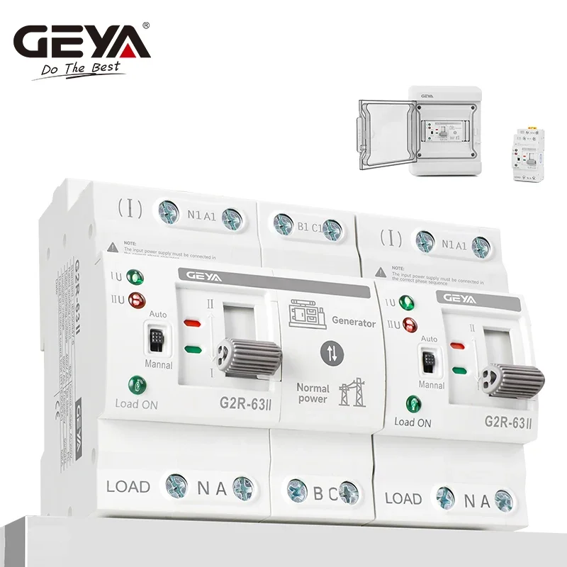 GEYA G2R Smart ATS Din Rail مف - مراجعة Din Rail Circuit Breaker وسعره