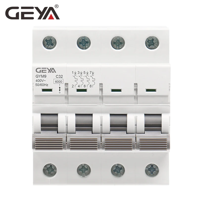 قاطع دائرة كهربائية صغير GEYA  - مراجعة Din Rail Circuit Breaker وسعره
