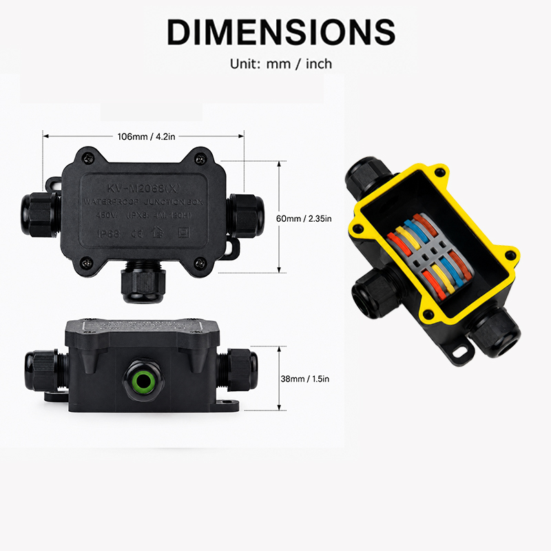 صندوق توصيل مقاوم للماء IP68 ب - مراجعة Cable Gland Waterproof وسعره