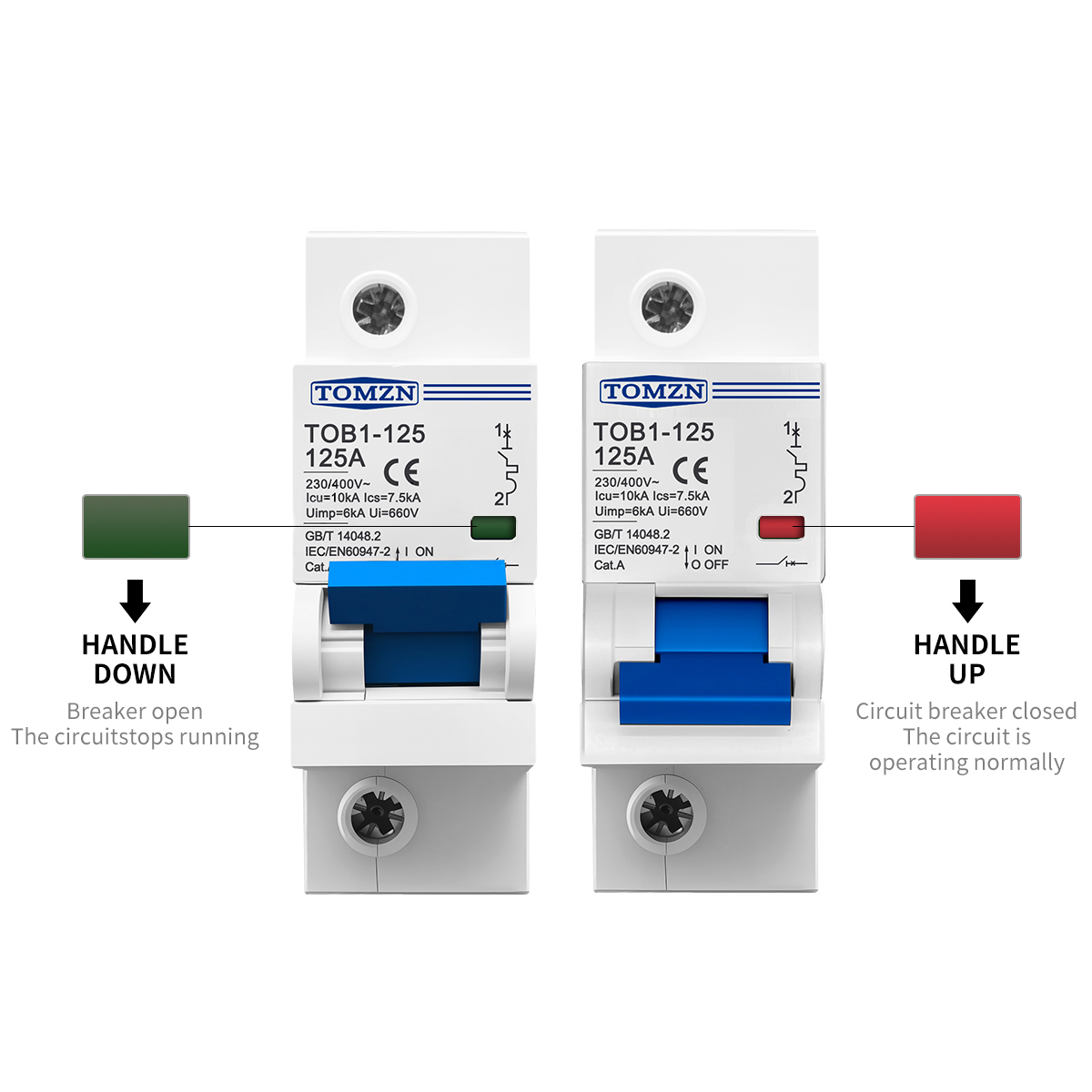 1P 2P 3P 4P 400V AC عالية التي - مراجعة Din Rail Circuit Breaker وسعره