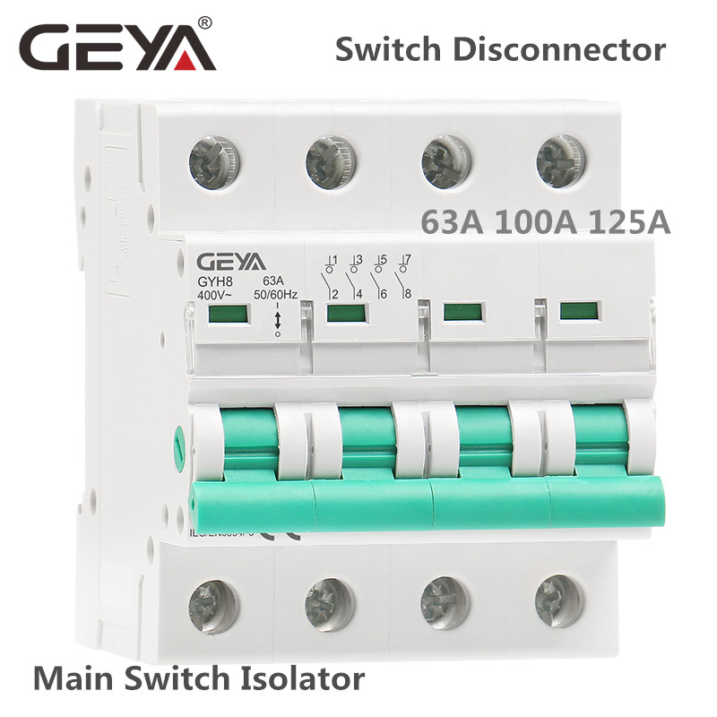 GEYA GYH8 Din السكك الحديدية 2 - مراجعة Din Rail Circuit Breaker وسعره